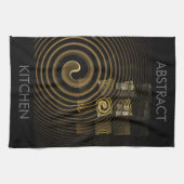 Hypnose Art Abstrait Serviette de cuisine (Horizontal)