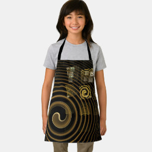 Hypnosis Abstract Art Apron Schort