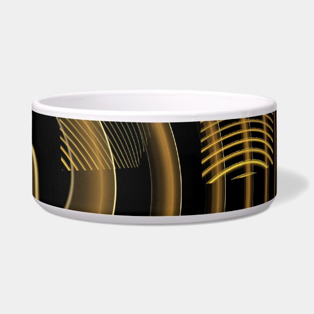 Hypnosis Abstract Art Dog Bowl Voerbakje (Voorkant)