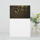 Hypnosis Abstract kunstwerk Briefpapier (Staand voorkant)