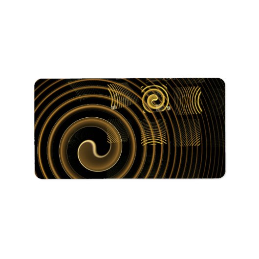 Hypnosis Abstracte kunst Etiket (Voorkant)
