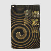 Hypnosis Abstracte kunst Golfhanddoek (Voorkant)