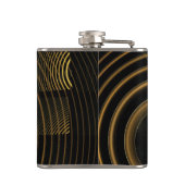 Hypnosis Abstracte kunst Heupfles (Achterkant)