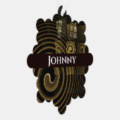 Hypnosis Abstracte kunst Ornament Kaart (Rechts)