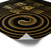 Hypnosis Abstracte kunst Poster (Hoek)