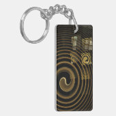 Hypnosis Abstracte kunst Sleutelhanger (Voorkant Links)
