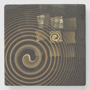Hypnosis Abstracte kunst Stenen Onderzetter