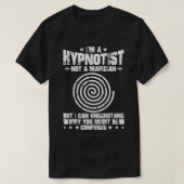 Hypnosis Slaap Hypnotist Spiral Guide Ontvang ster T-shirt (Design voorkant)