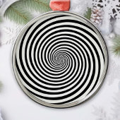 Hypnosis Spiral Metalen Ornament