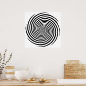 Hypnosis Spiral Poster