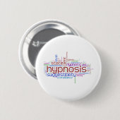 Hypnosis Word Art Ronde Button 5,7 Cm (Voorkant /achterkant)