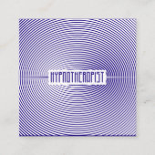 Hypnotherapeut Modern Circle Pattern Vierkante Visitekaartje (Voorkant)