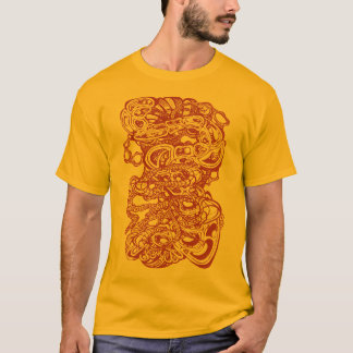 Hypnotic Amorphous Phantasmagoric Modern Groovy  T-shirt