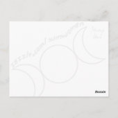 Hypnotic Brown Eye Briefkaart (Achterkant)