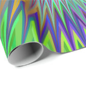 Hypnotic Star Burst Fractal Cadeaupapier (Rol Hoek)