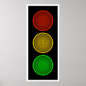 Hypnotic Stoplight Poster (Voorkant)