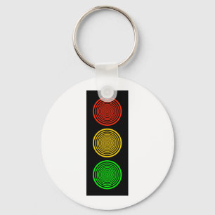 Hypnotic Stoplight Sleutelhanger