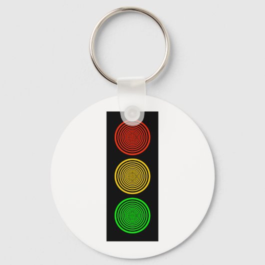 Hypnotic Stoplight Sleutelhanger (Voorkant)