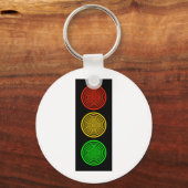 Hypnotic Stoplight Sleutelhanger (Voorkant)