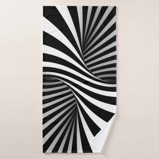 Hypnotic Stripes Badhanddoek (Badhanddoek)