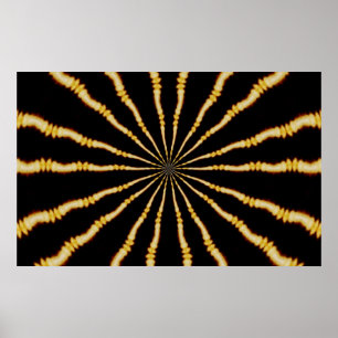 Hypnotic Trippy Mesmerizing Psychedelic Art Poster