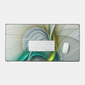 Hypnotique Abstrait Golden Turquoise Turquoise Fra (Clavier et souris)