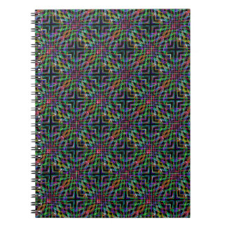 hypnotisant les vagues de carnet de couleur