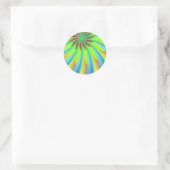 Hypnotisch afbeelding 3 ronde sticker (Tas)