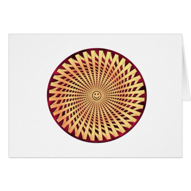 Hypnotisch glimlachend gezicht (Voorkant Horizontaal)