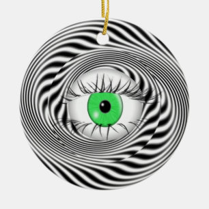 HYPNOTISCH OOG - HYPNOTIST KERAMISCH ORNAMENT