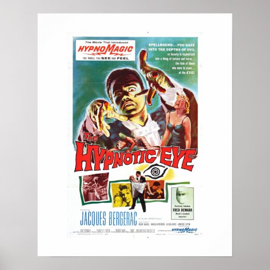 Hypnotisch oog poster (Voorkant)