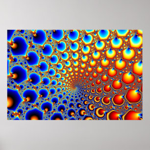 Hypnotisch portaal - Fractal Poster
