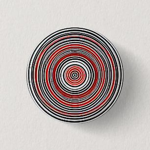 Hypnotische cirkels 3 cm rondebadge ronde button 3,2 cm