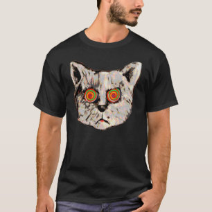 Hypnotische kattenogen t-shirt