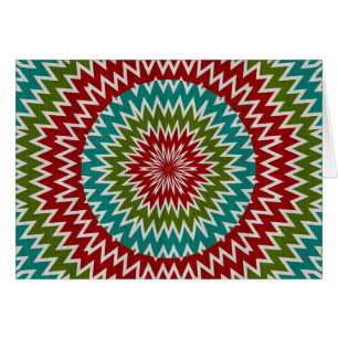 Hypnotische mandalaïsche bloem