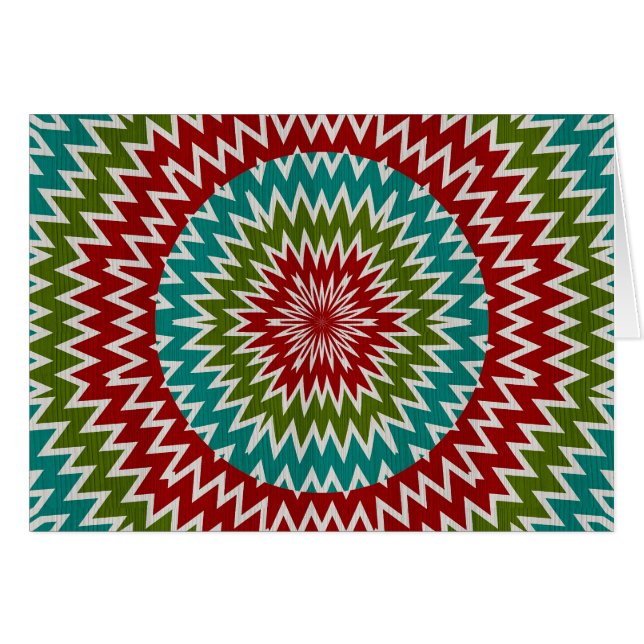 Hypnotische mandalaïsche bloem (Voorkant Horizontaal)