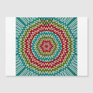 Hypnotische mandalaïsche bloem