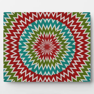 Hypnotische mandalaïsche bloem fotoplaat