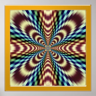 Hypnotische optische trillingstherapie poster