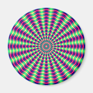 Hypnotische ringen en balken magneet