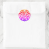 Hypnotische sticker oog (Tas)