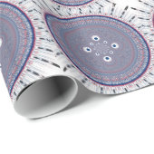 Hypnotische symmetrie: Abstracte geometrische kuns Cadeaupapier (Rol Hoek)