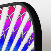 Hypnotische ventilator pickleball paddle (Links Detail)
