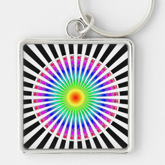 Hypnotische ventilator sleutelhanger (Voorkant)