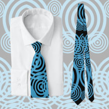 Hypnotiserende cirkels - blauw