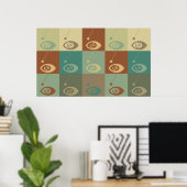 Hypnotisme Pop Art Poster (Thuiskantoor)