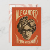 Hypnotist Briefkaart (Voorkant / Achterkant)