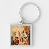 Hypnotist-controleruimte van het Volkstheater Sleutelhanger (Voorkant)