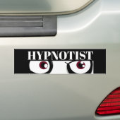 Hypnotist Eyes Bumpersticker (Op auto)