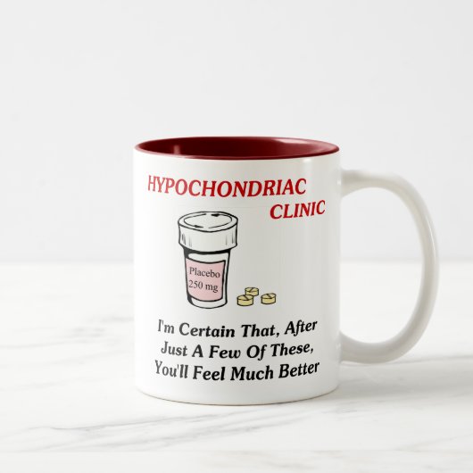 Hypochodriac Clinic Tweekleurige Koffiemok (Rechts)